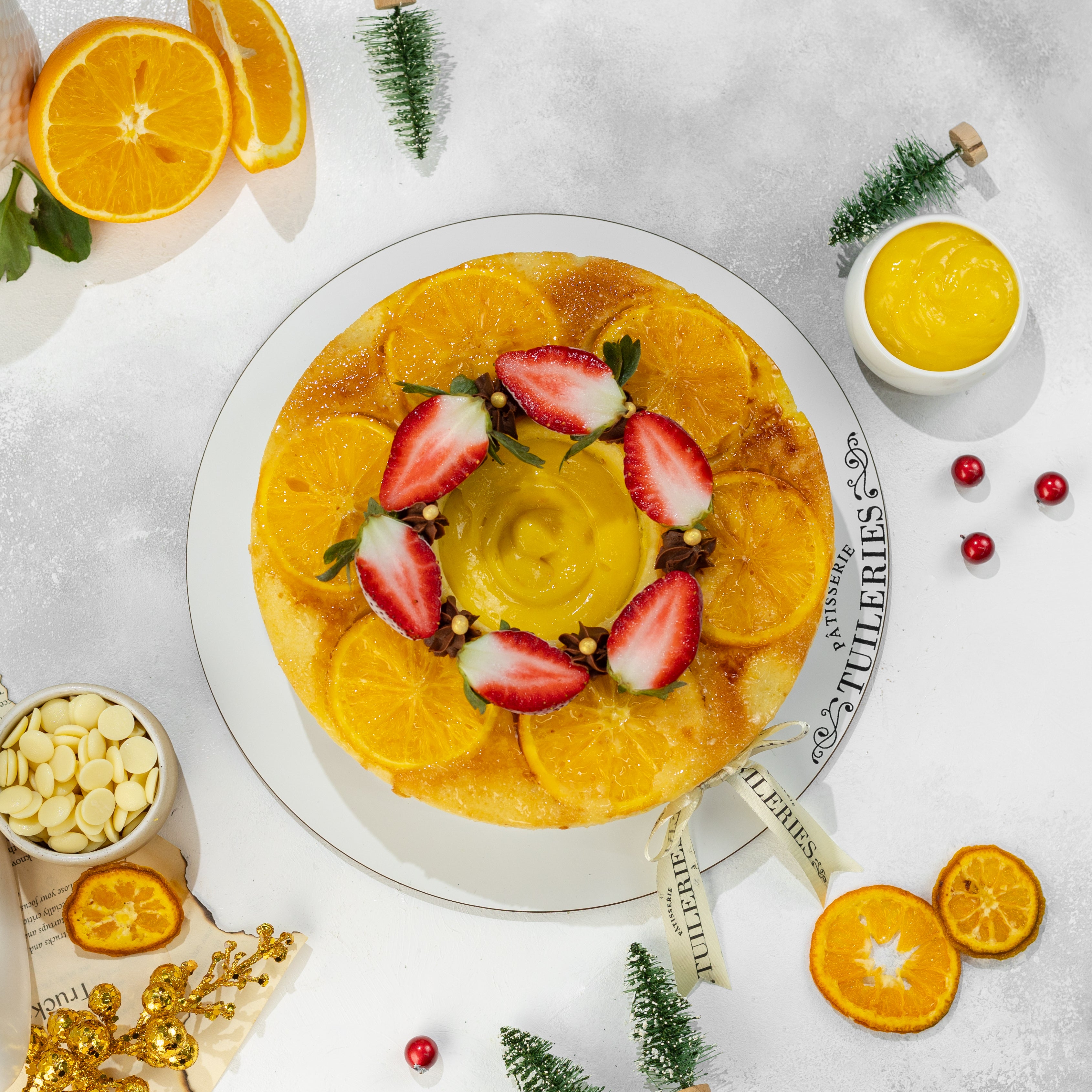 "No mousse" Orange and Vanilla Cake (1000-1100 grams)