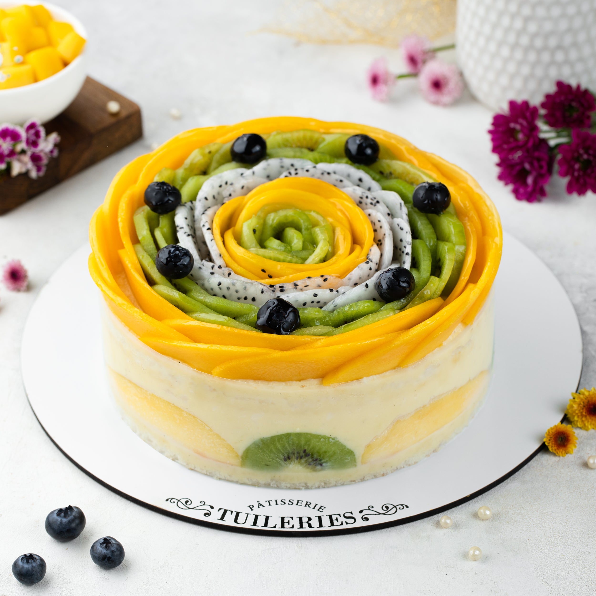 Mothers Day Special: Fresh Summer Fruit Gâteau (1100-1200 grams)