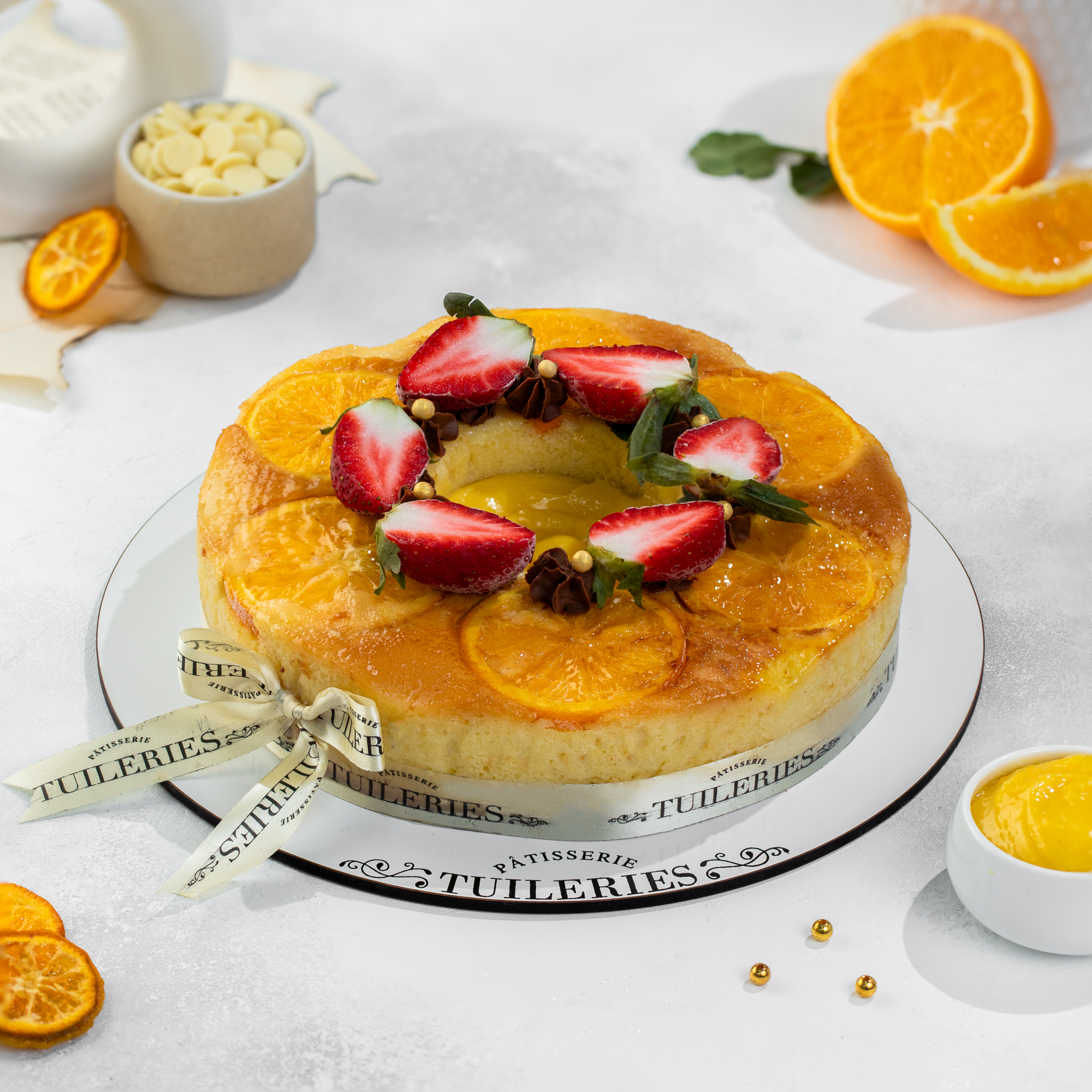 "No mousse" Orange and Vanilla Cake (1000-1100 grams)