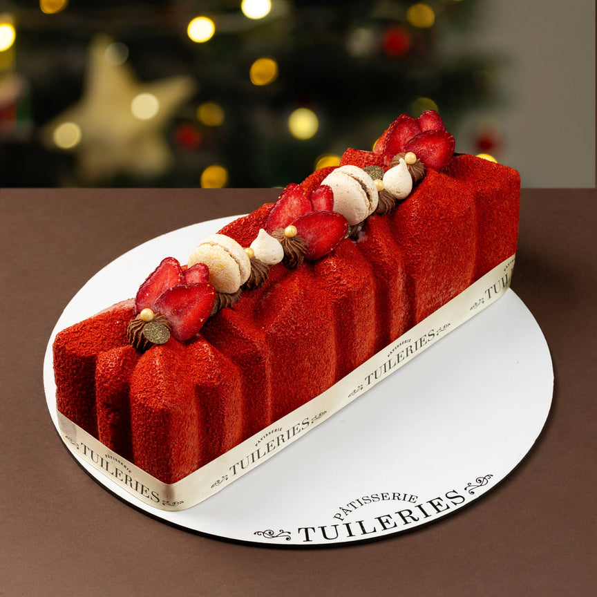 Tuileries Bûche de Noël  (Yule Log Cake) (1000-1100 grams)