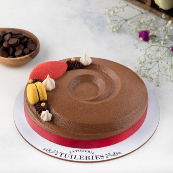 Belgian Chocolate and Salted Caramel Cake (500-550 grams) Tuileries Patisserie