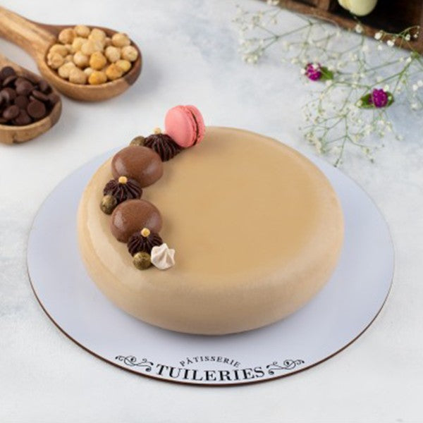 Coffee, Chocolate, Almond Cake (GLUTEN FREE) (1000-1100 grams) Tuileries Patisserie