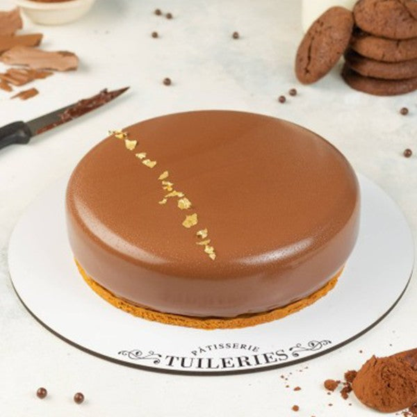 Egg-less Belgian Dark chocolate Cheesecake (1000-1100 grams) Tuileries Patisserie