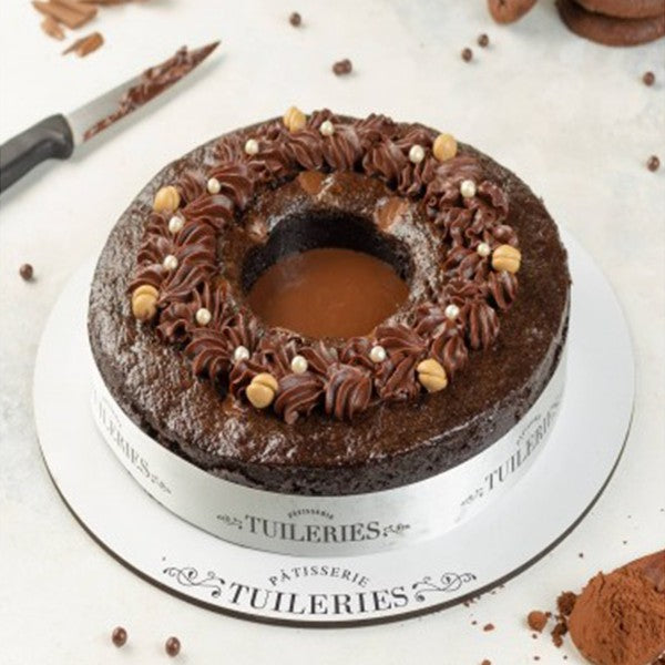 "No mousse" Belgian Dark Chocolate Cake (1000-1100 grams) Tuileries Patisserie