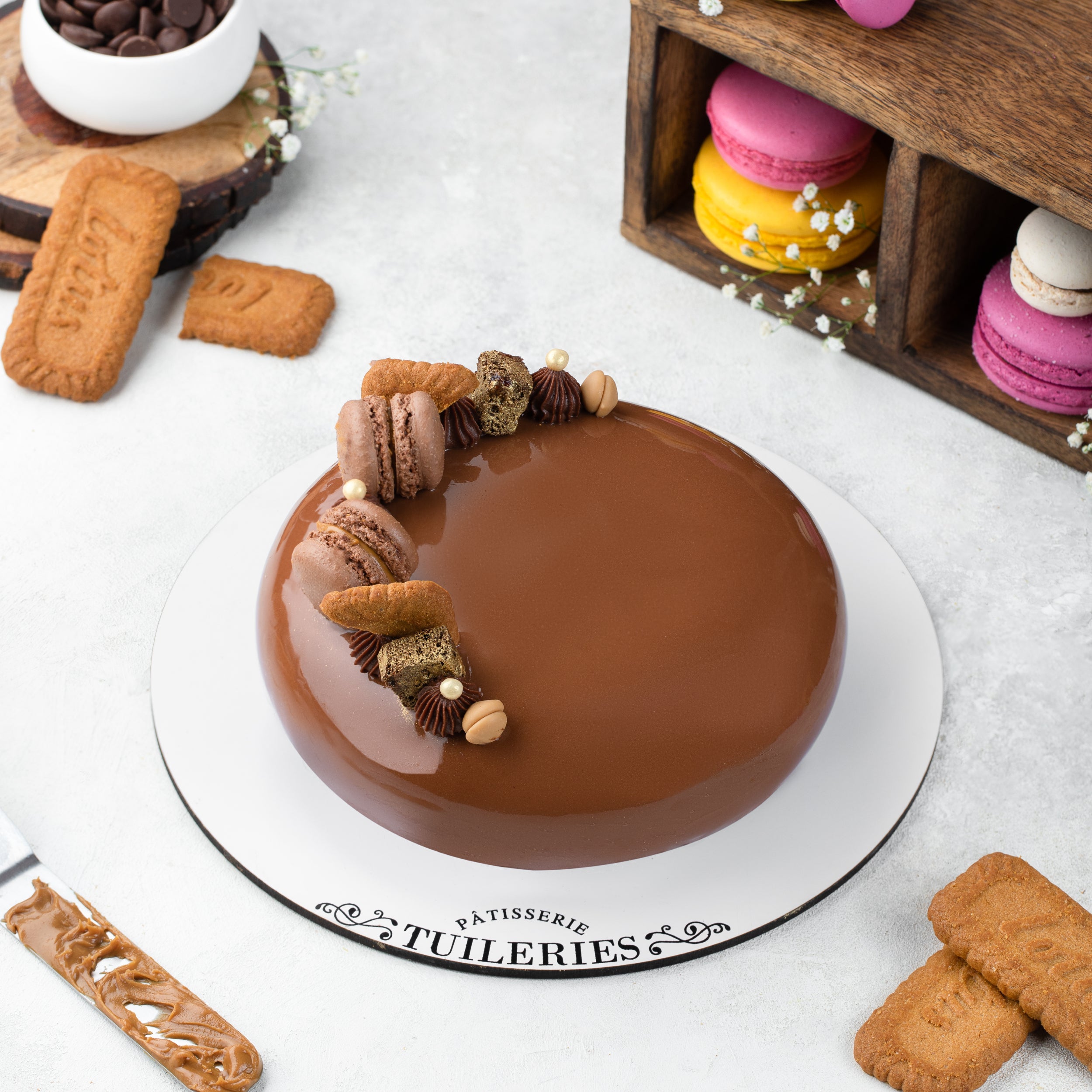 Biscoff & Chocolate Entremet (650 grams)